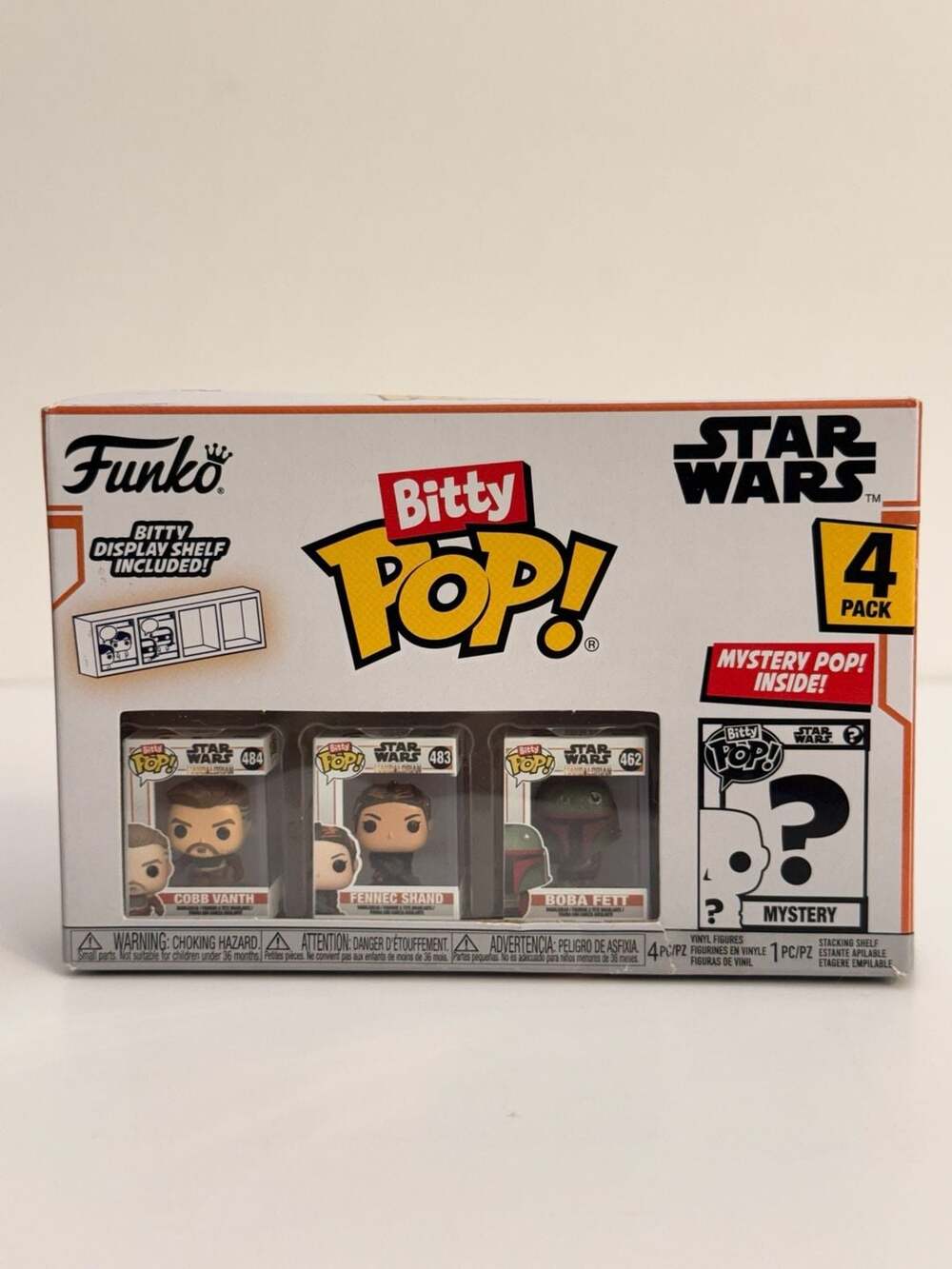 Star Wars Funko Bitty Pop Mandalorian 4-Pack Cobb Vanth Boba Fett Sealed NEW